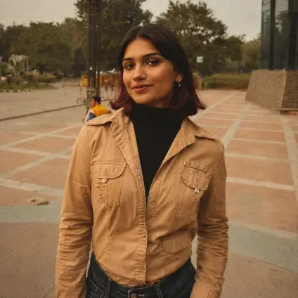 Creator in an outdoor street portrait